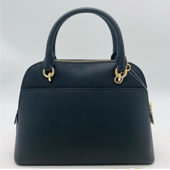 Michael Kors Jet Set Travel Medium Dome Satchel Crossbody Black - Picture 7 of 12
